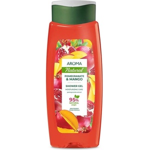 AROMA Душ гел AROMA NATURAL Нар и Манго 400 мл (a-2030-001117_7)