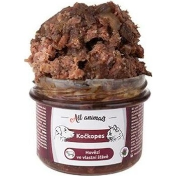 All Animals kočkopes Hovädzie vo vlastnej šťave 200 g