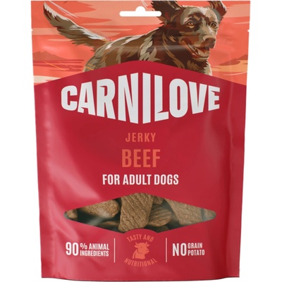 Carnilove Dog Jerky Snack Výhodné balení: jehněčí a losos (2 x 100 g)