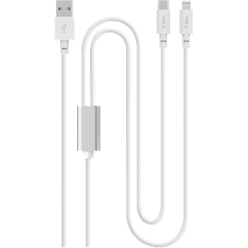 Ttec Data кабел ttec Duo USB-A- USB-C/Lightning 120cm Cable