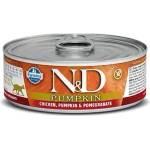 Farmina N&D Cat Chicken & Pumpkin & Pomegrante консерва за котки с пилешко месо, тиква и нар 70gr