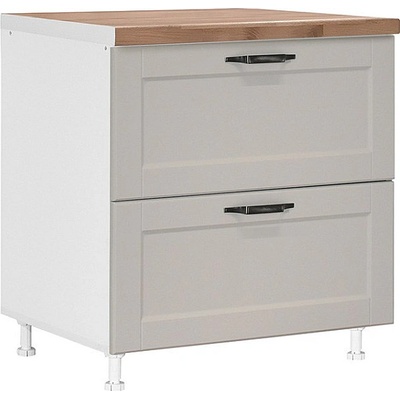 Matis Кухненски шкаф долен с две чекмеджета contempo d80 2f pl-box пясък