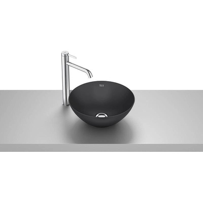 Roca Умивалник BOL за монтаж върху плот, 350 mm, matt black (A32787L080)