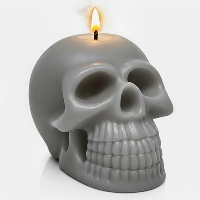 Svíčkománie3D Hororová lebka šedá 235 g