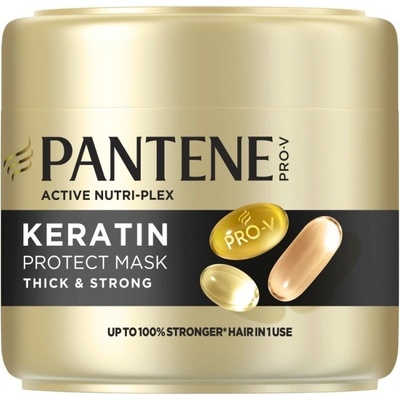Pantene Pro-V Keratin intenzívna maska na vlasy s keratínom 300 ml