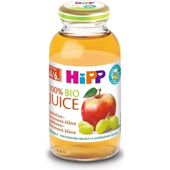 HIPP BIO Jablkovo-hroznová šťava 6 x 200 ml
