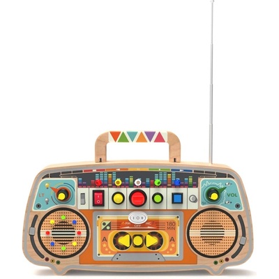 2Kids Toys Activity board Drevené FM rádio