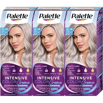 Palette Barva na vlasy 10-19 Studená blond x3