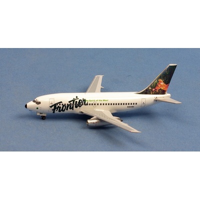 AeroClassic B737-201 Frontier Airlines White-Tailed Deer Fawn left Mountain Goat right Tail 1:400