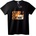 NOONEBRAND Тениска Спи, Яж, Сърф Повече - 5XL, Black