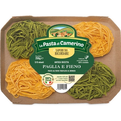 La Pasta di Camerino vaječné Tagliatelle Paglia e Fieno 250 g