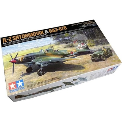 Tamiya IL-2 Shturmovik & Vehicle GAZ-67B 1:48