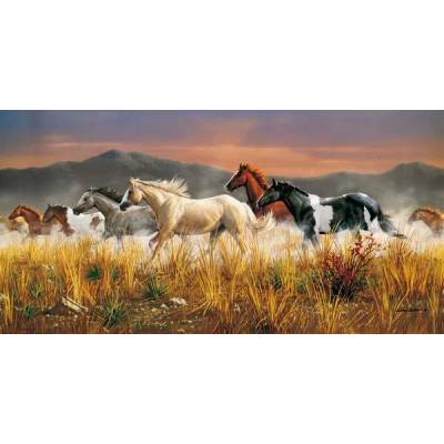 Clementoni - Puzzle Running Horses - 13 200 piese