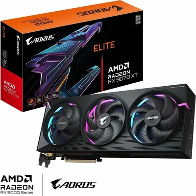 Gigabyte AORUS Radeon RX 9070 XT ELITE OC 16GB GV-R9070XTAORUS E-16GD