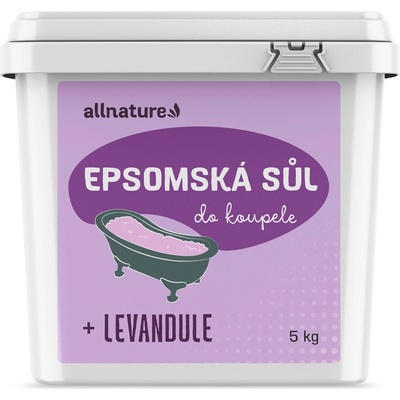 Allnature Epsomská sůl Levandule 5 kg – Zbozi.Blesk.cz