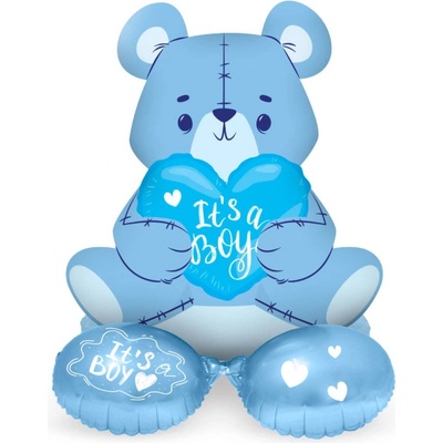 Folat Balonek fóliový stojící Medvěd It's a Boy 61 cm