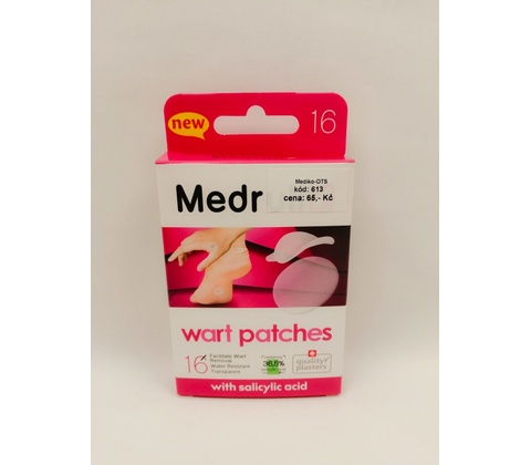 Medrull Náplasti na bradavice 16 ks