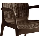 KETER BALI Mono zahradní židle, 55 x 60 x 83 cm, hnědá