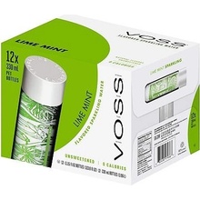 VOSS Lime Mint Perlivá Sklo 12 x 375 ml