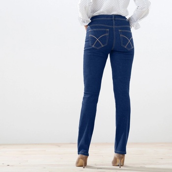 Blancheporte tvarujúci džínsy s 5 vreckami modrá