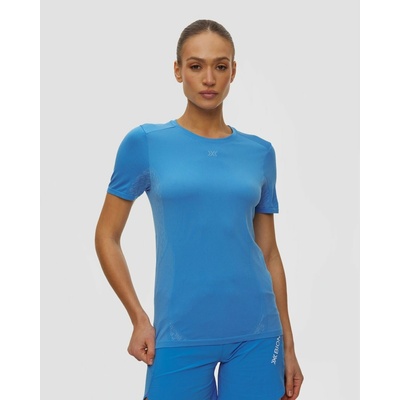 X bionic Dámske Bežecké Tričko Xceed Run Discover Shirt V Modrej Farbe