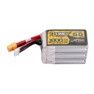 Mattel Tattu R-Line Version 5.0 1800mAh 22.2V 150C 6S Lipo Battery Pack with XT60 Plug