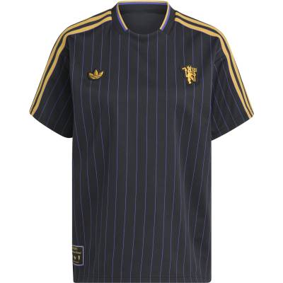 Adidas Manchester United Terrace Icons Shirt Adults - Black