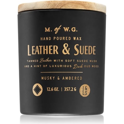 MAKERS OF WAX GOODS Leather & Suede ароматна свещ 357, 2 гр