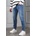 Madmext Мъжки дънков Slim Fit панталон 6342 - Син #367688 (367688_Тъмносин)