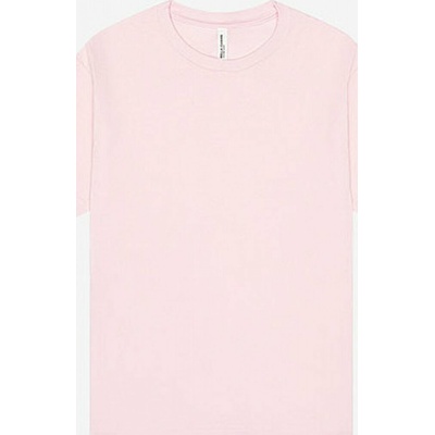 Canvas Unisex bavlněné tričko s kulatým výstřihem růžová měkká CV3010