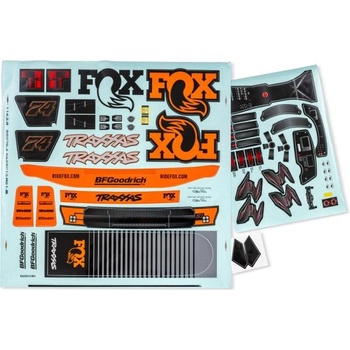 Traxxas стикери Unlimited Desert Racer Fox