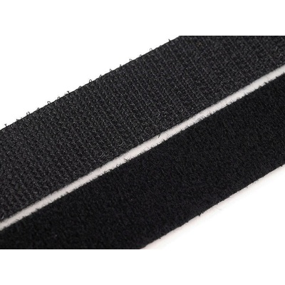 Suchý zip šíře 20 mm oboustranný Varianta: 1 černá, Balení: 1 m