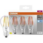 OSRAM Комплект от 3 LED крушки BASE CLASSIC FILAMENT A60 E27/11W/230V 4000K - Osram (P228119)