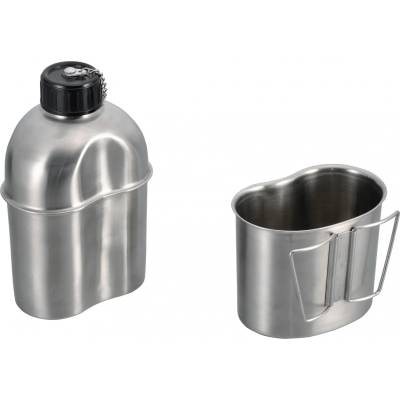 Origin Outdoors Бутилка за вода Origin outdoors Edelstahl Feldflasche Water bottle - Stainless Steel - размер 1, 2 l (533-1827-0111)
