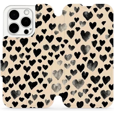 Mobiwear - Apple iPhone 15 Pro - VA51S Černá srdíčka