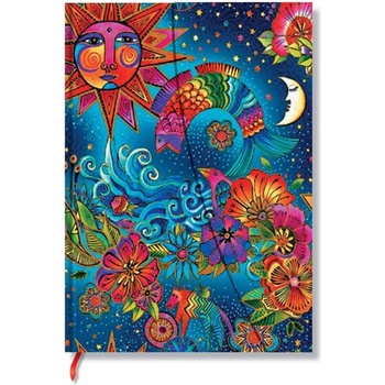 Paperblanks Тефтер Celestial Magic, Midi, широки редове, твъ (1570180932)