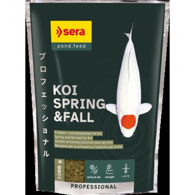 koi Professional spring and autumn food- Храна за ежедневно хранене на кои и други езерни риби при температури на водата под 17 градуса 2.2 кг