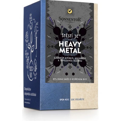 Sonnentor Štěstí je Heavy Metal Bio čaj porcovaný 27 g