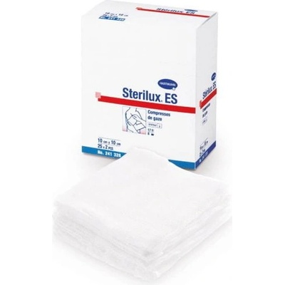 Sterilux gáza kompresní sterilní 10 x 10 cm 8 vrstev 25 x 2 ks