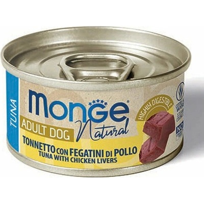 Monge Dog Natural Tuna with chicken liver 95 g