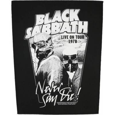 velká nášivka BLACK SABBATH - NEVER SAY DIE - RAZAMATAZ - BP1281