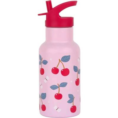 A Little Lovely Company fľaša na pitie 350 ml čerešne