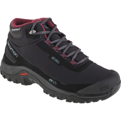 Salomon Shelter Cs Wp W black ebony wine tasting – Zboží Dáma