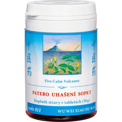 TCM Herbs Pätoro uhasení sopky 100 tabliet