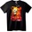 NOONEBRAND Тениска Slipknot Огнен Череп - 5XL, White