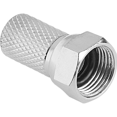 CABLETECH F konektor 6,8mm + gumička HQ( 100ks)