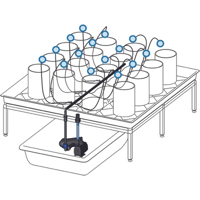 growTOOL Automatic-Watering-Комплект 1.2-за 16 или 20 саксии