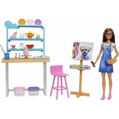 Mattel Barbie Relaxační a kreativní studio HCM85