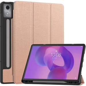 Gigapack Lenovo Idea Tab Pro GIGAPACK Tok стоящ, с кожен ефект, активен FLIP, моливник, ЗЛАТЕН GP-168541 (GP-168541)
