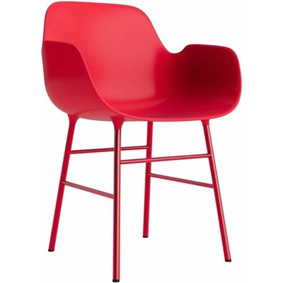 Normann Copenhagen Form s podpierkami rúk Steel bright red